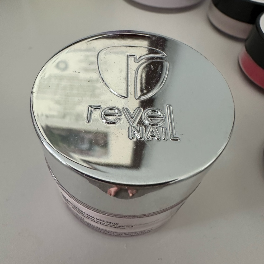 Revel Nail Vamp Purple and Ballet Pink Dip Powder, 2 jars
